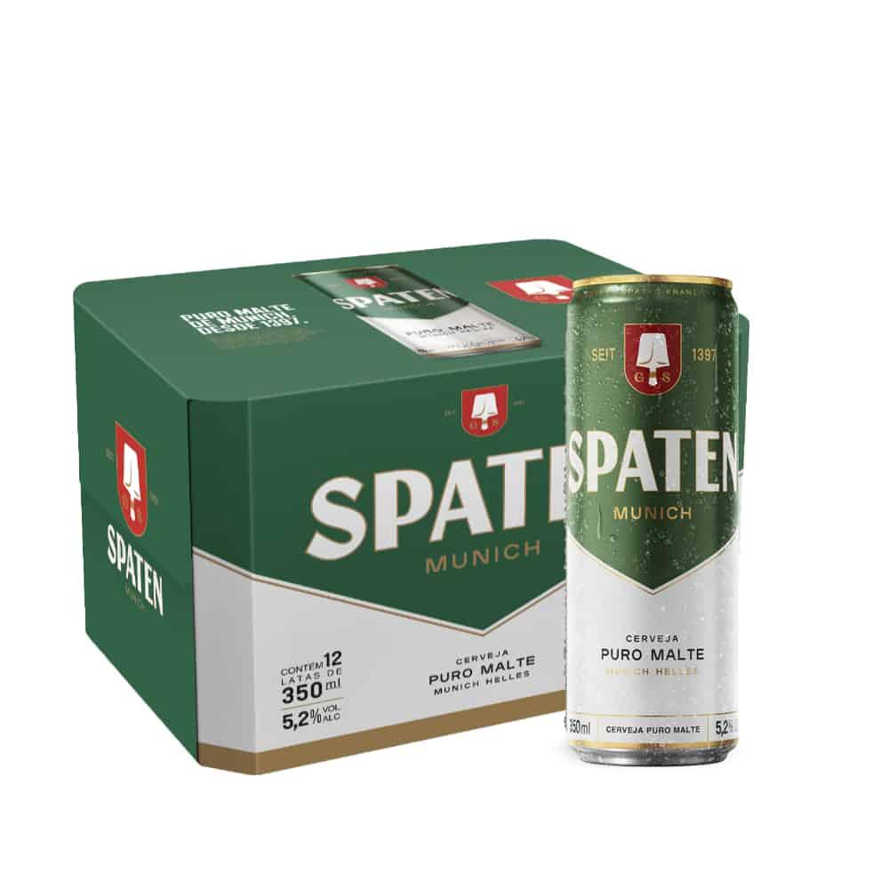 HELP GELA - Cerveja Spaten 350ml Cx c/12 - Meu catálogo fácil!